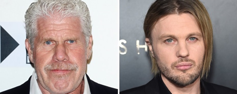 Ron Perlman ve Michael Pitt Run With the Hunted Filminde