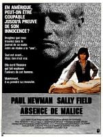 Absence of Malice posteri