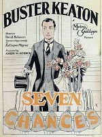 Seven Chances posteri