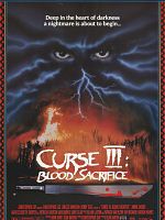 Curse III: Blood Sacrifice posteri
