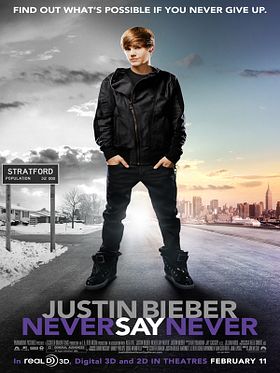 Justin Bieber: Never Say Never posteri