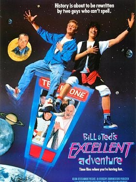Bill & Ted's Excellent Adventure posteri
