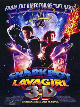Adventures of Shark Boy & Lava Girl in 3-D, The posteri