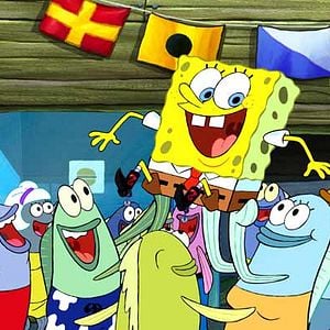 Fotoğraf Sünger Bob Kare Pantolon