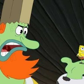 Fotoğraf Sünger Bob Kare Pantolon