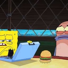 Fotoğraf Sünger Bob Kare Pantolon