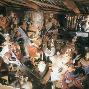 Fotoğraf Tavuklar Firarda