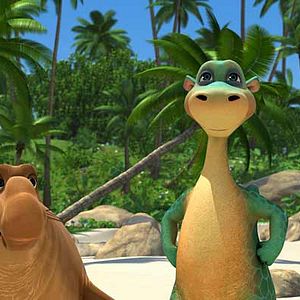 Fotoğraf Sevimli Dinozor Tatilde