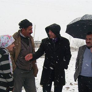 Fotoğraf Karda Açan Menekşeler