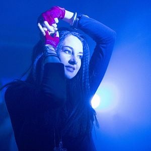 Fotoğraf Karda Bir Beyaz Kuş