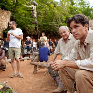 Fotoğraf Palmeras en la nieve