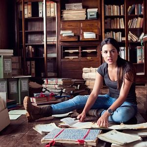 Fotoğraf Palmeras en la nieve