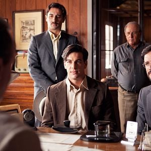 Fotoğraf Palmeras en la nieve