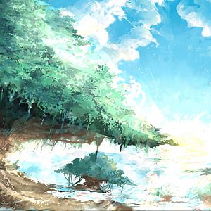 Fotoğraf O Caçador De Árvores Gigantes