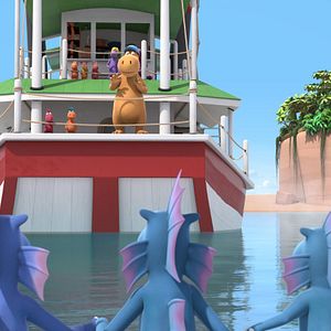 Fotoğraf Sevimli Ejderha Kokonat: Ormanda Şenlik