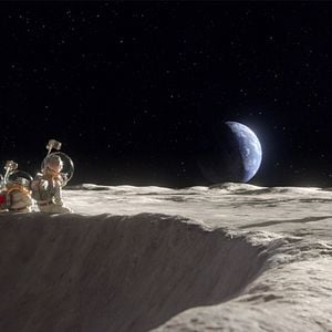 Fotoğraf Kirpi ve Saksağan: Sevimli Uzay Kahramanları