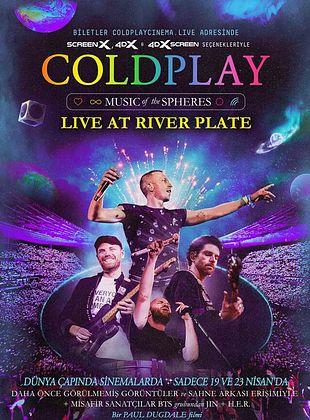  Coldplay - Music Of The Spheres: Live At River Plate posteri