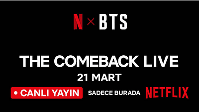 Netflix ve HYBE’dan Tarihi İş Birliği: BTS Geri Dönüş Konseri Canlı Yayınlanacak haber görseli