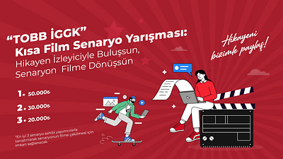 TOBB’dan Genç Senaristlere Büyük Destek: Kısa Film Senaryo Yarışması Başlıyor! haber görseli