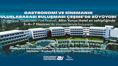 Sinema ve Lezzetin Ege'deki Büyük Buluşması: Uluslararası Gastronomi Film Festivali Biletleri Satışta! haber görseli