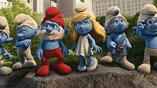 'Şirinler'den Yeni Fotoğraflar! haber görseli