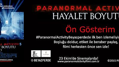 Paranormal Activity 5: Hayalet Boyutu Ön Gösterimi haber görseli