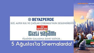 Evcil Hayvanların Gizli Yaşamı'nın Galasına Katılma Şansı! haber görseli