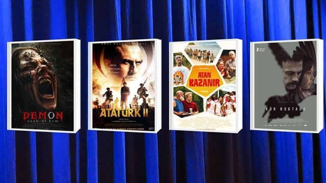 Vizyondaki Filmler: "Demon: Azab-ül Kem", "Atatürk 1881 - 1919 (2. Film)", "Atan Kazanır"