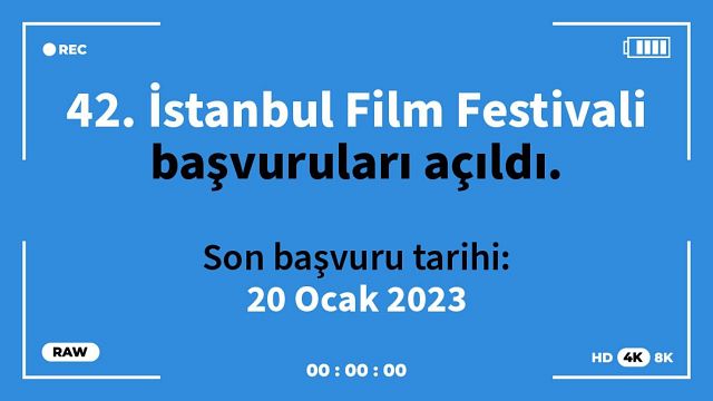 42. İstanbul Film Festivali Başvuruları Açıldı haber görseli