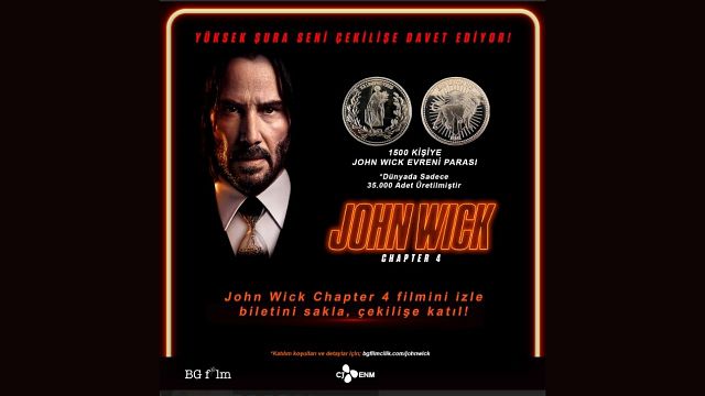 BG Film'den "John Wick" Coin Çekilişi! haber görseli