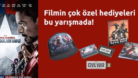 Kaptan Amerika: Kahramanların Savaşı'ndan Hediye Kazananlar! haber görseli