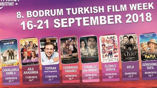 8. Bodrum Türk Filmleri Haftası Başladı!