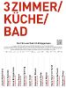 3 Zimmer/ Küche/ Bad posteri
