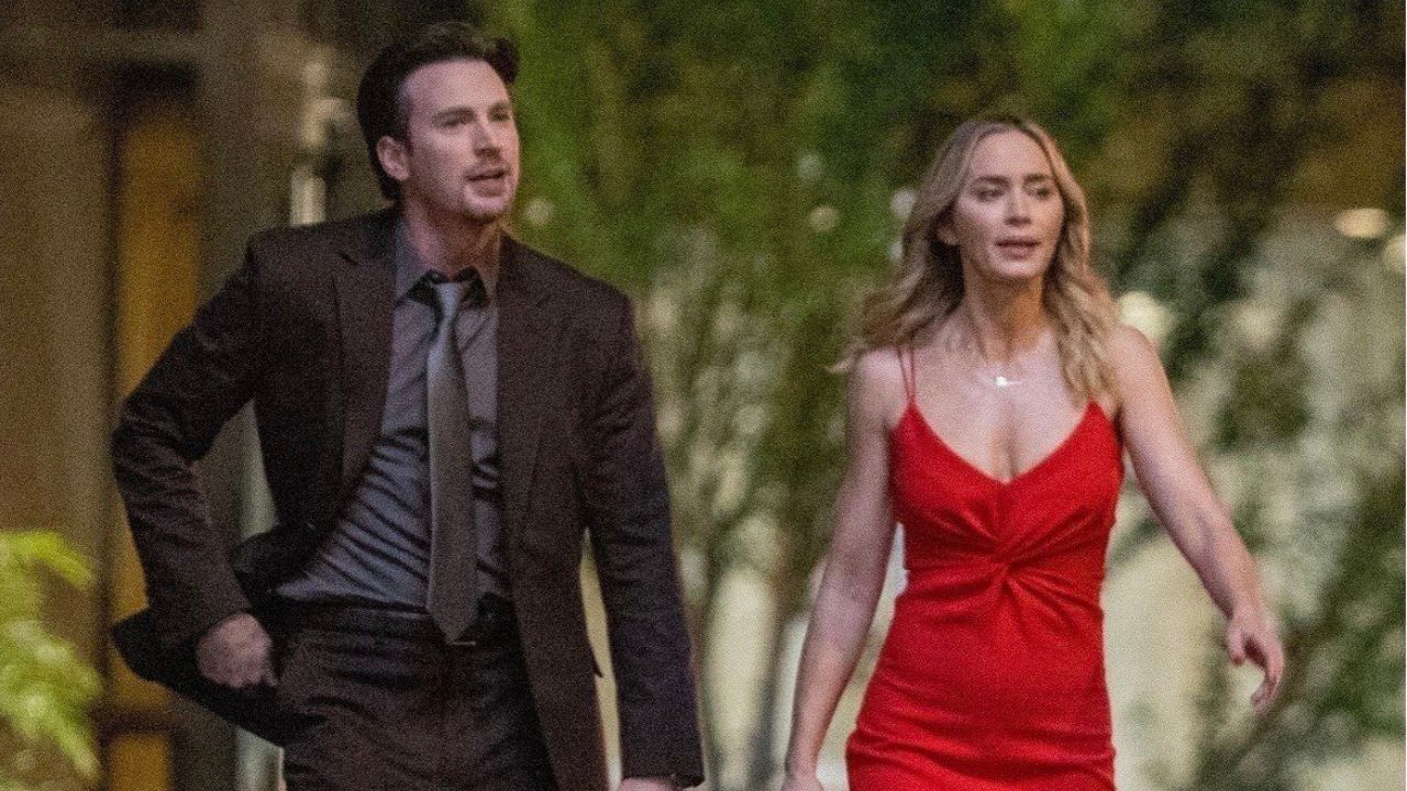 Chris Evans Ve Emily Blunt "Pain Hustlers" Setinde Görüntülendi ...