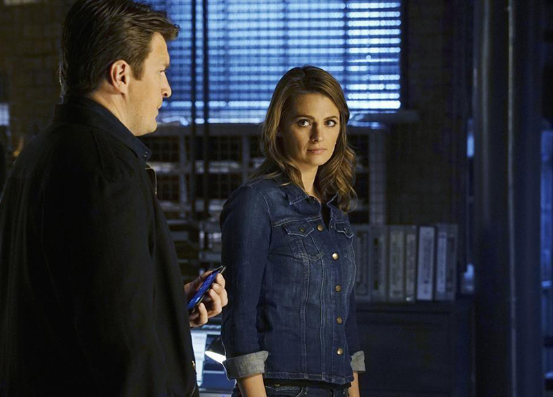 Castle - Sezon 7: Fotograf Nathan Fillion, Stana Katic.