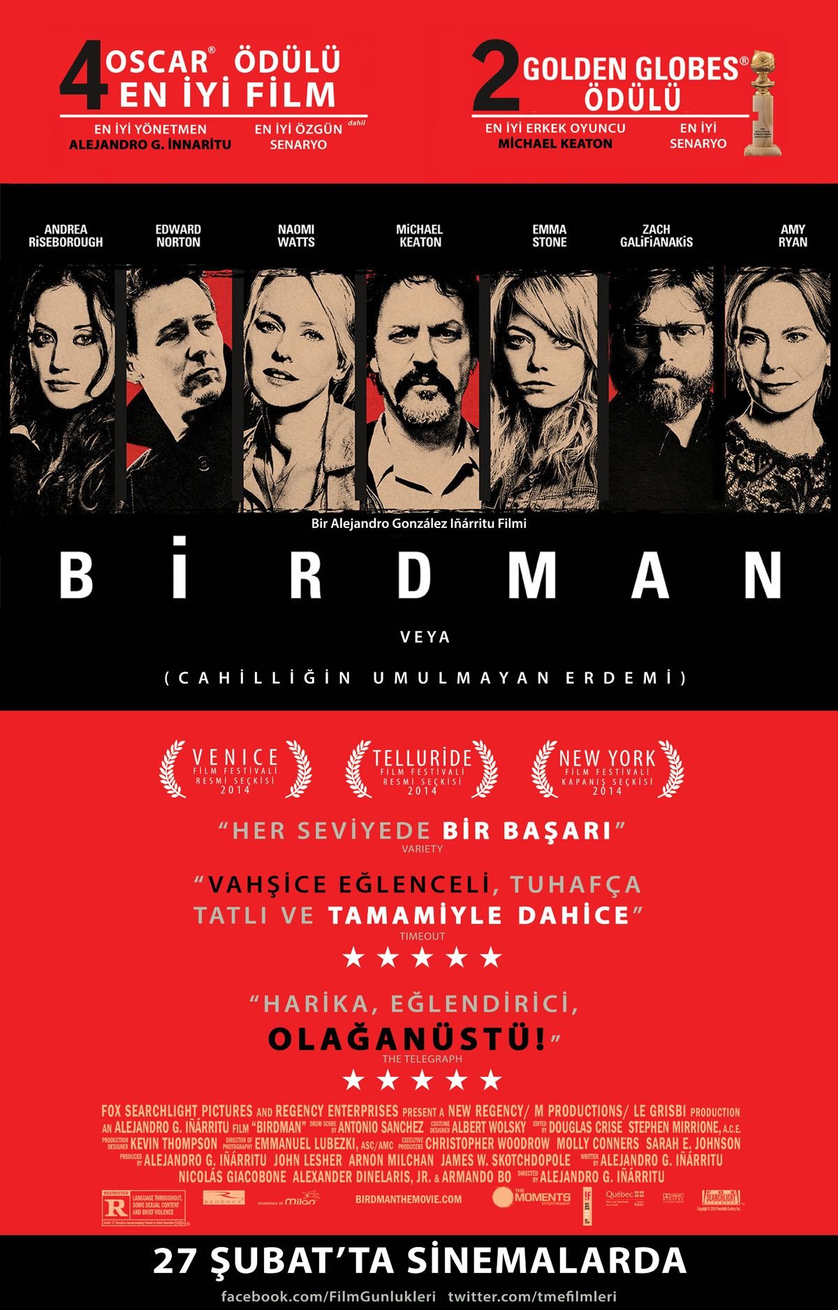 Birdman Veya Cahilligin Umulmayan Erdemi Birdman Beyazperde Com