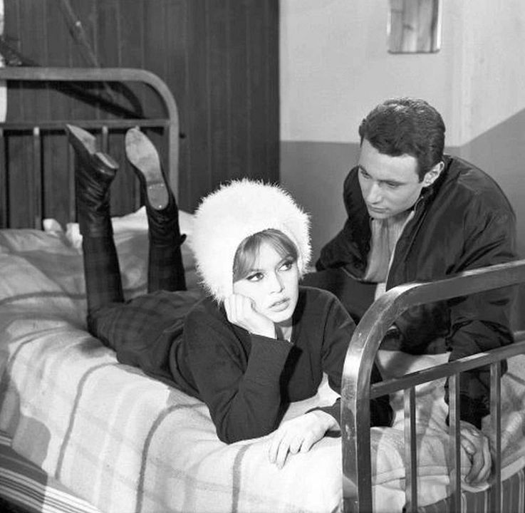 Fotoğraf Michel Subor, Brigitte Bardot