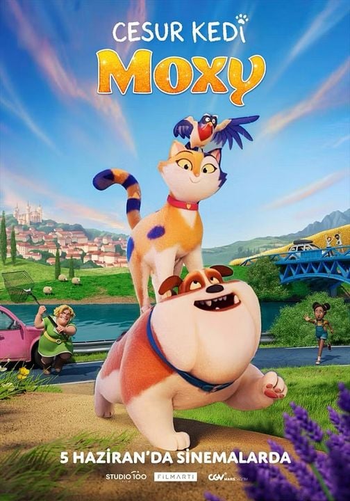 Cesur Kedi Moxy : Afiş