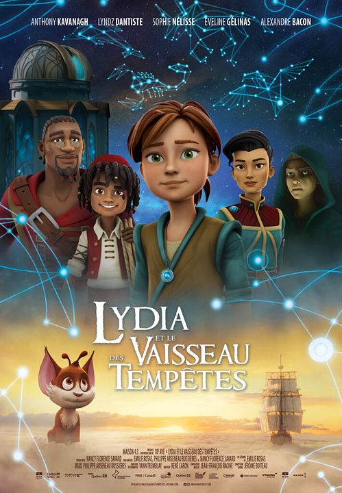 Lydia et le vaisseau des tempêtes : Afiş