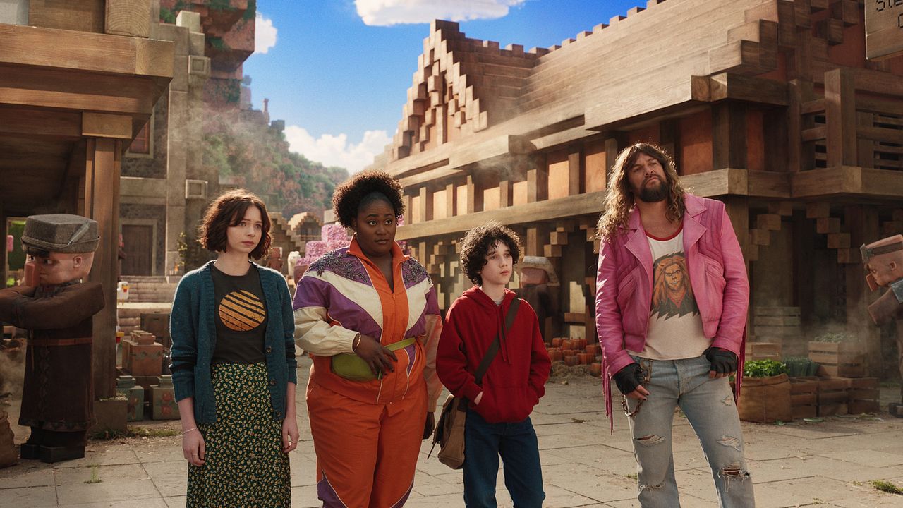 Bir Minecraft Filmi : Fotoğraf Jason Momoa, Jack Black, Danielle Brooks, Sebastian Eugene Hansen