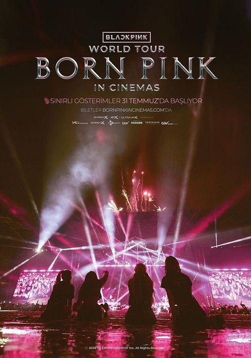 BLACKPINK WORLD TOUR [BORN PINK] IN CINEMAS : Afiş