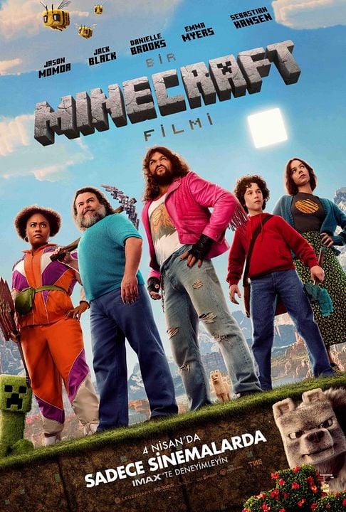 Bir Minecraft Filmi : Afiş