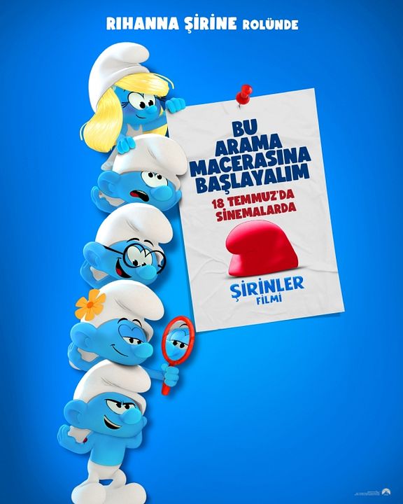Şirinler Filmi : Afiş
