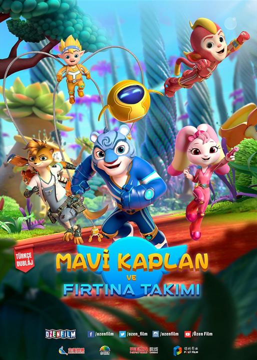 Mavi Kaplan ve Fırtına Takım : Afiş