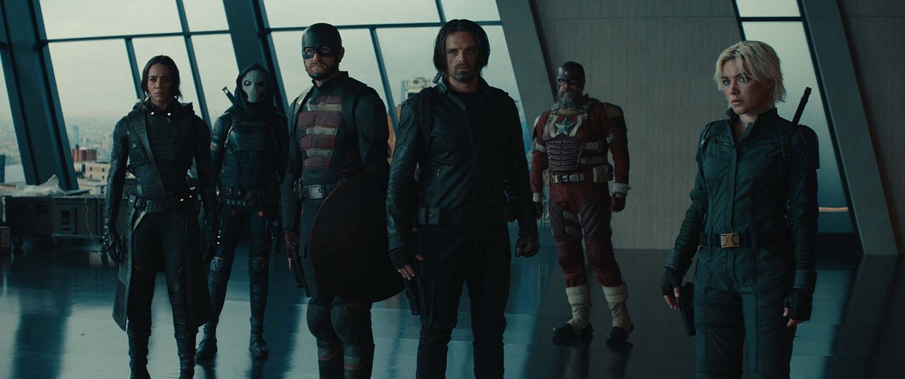 Thunderbolts* : Fotoğraf Olga Kurylenko, David Harbour, Sebastian Stan, Wyatt Russell, Hannah John-Kamen, Florence Pugh