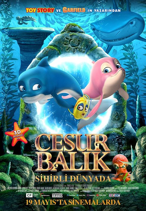 Cesur Balık Sihirli Dünyada : Afiş