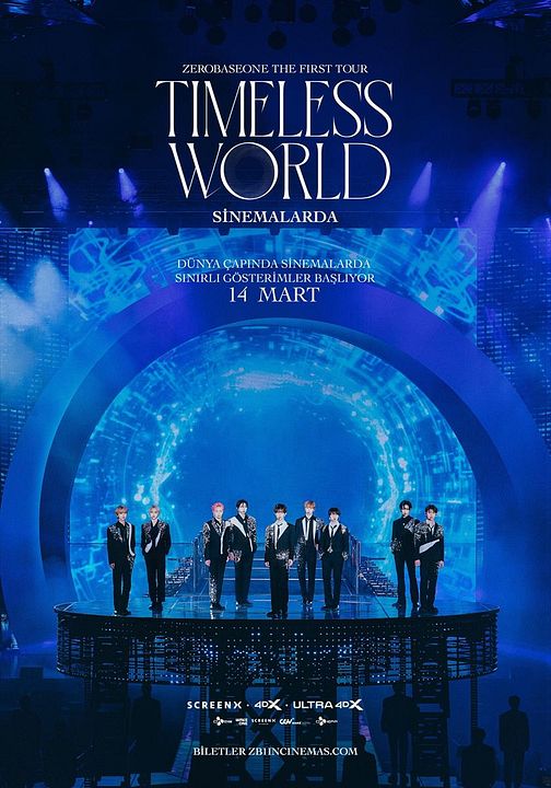 ZEROBASEONE THE FIRST TOUR [TIMELESS WORLD] IN CINEMAS : Afiş