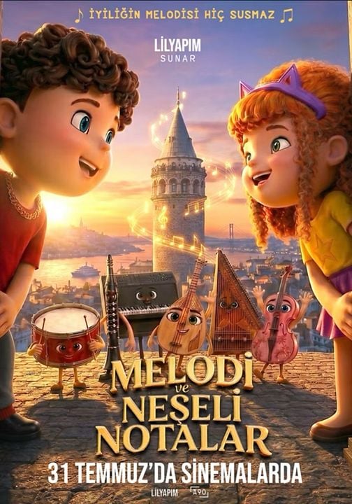 Melodi ve Neşeli Notalar : Afiş