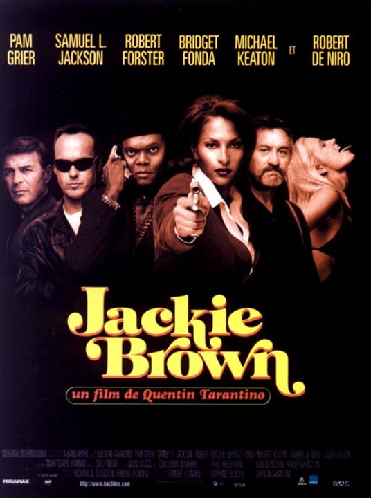Jackie Brown : Afiş Pam Grier, Robert Forster