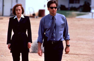 The X Files : Fotoğraf Rob Bowman, David Duchovny, Gillian Anderson